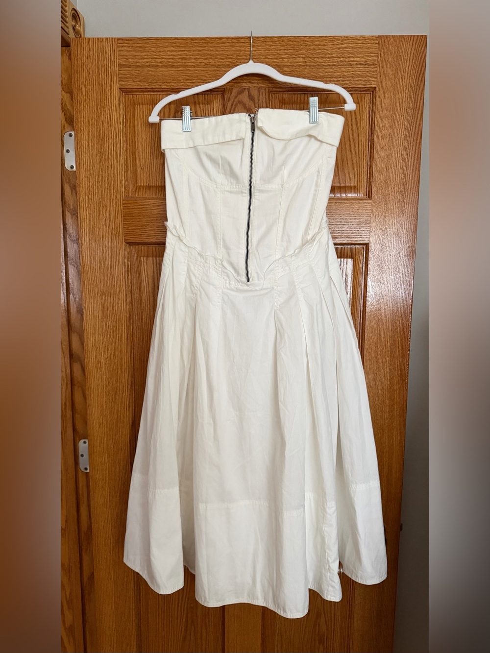 Pilcro Strapless Twofer Midi Dress